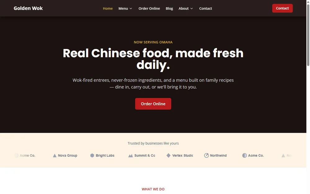 Restaurant Site